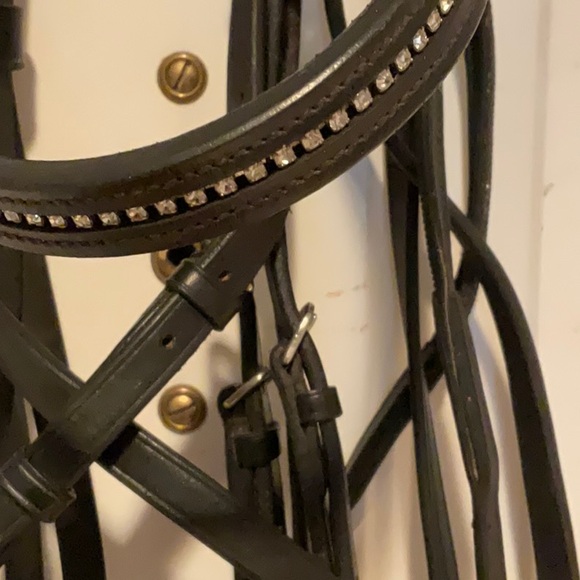 Passier black “convertible” snaffle/double bridle - Picture 2 of 9